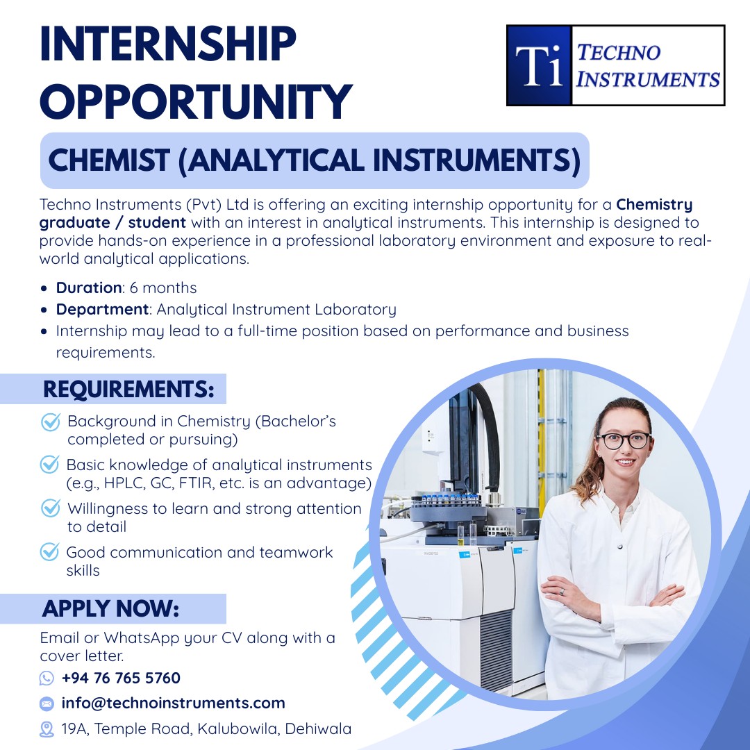 Internship - Chemist